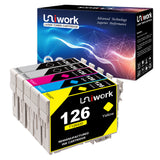 Uniwork Remanufactured Ink Cartridge Replacement for Epson 200 T200XL use for WF-2540 WF-2530 WF-2520 Expression Home XP-410 XP-400 XP-200 Printer (2Black 1Cyan 1 Magenta 1Yellow) 5 Pack