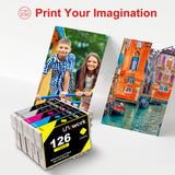 Uniwork Remanufactured Ink Cartridge Replacement for Epson 200 T200XL use for WF-2540 WF-2530 WF-2520 Expression Home XP-410 XP-400 XP-200 Printer (2Black 1Cyan 1 Magenta 1Yellow) 5 Pack