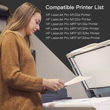 Uniwork Compatible Toner Cartridge Replacement for HP 17A CF217A use for Laserjet Pro M102w M130fw, Laserjet Pro MFP M130fw M130nw M130fn M130a Printer, 2 Black (with Chip)