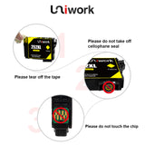 Uniwork 252 Ink Cartridge Remanufactured for Epson 252 252XL Use in Epson Workforce Wf-3640 Wf-3620 Wf-7610 Wf-7620 Wf-7710 Wf-7720 Wf-7210 Wf-7110 Wf-3630 Printer (10 Pack)