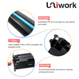 Uniwork 26X Compatible Toner Cartridge Replacement for HP 26X CF226X 26A CF226A use for HP LaserJet Pro MFP M426fdw M402n M402dn M402dw MFP M426fdn Printer (1 Black)