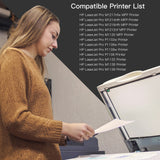 Uniwork 85A Compatible Toner Cartridge Replacement for HP 85A CE285A use for Laserjet Pro P1102W P1109W, Laserjet Pro MFP M1212NF M1217NFW Printer (4 Black)