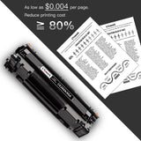 Uniwork 85A Compatible Toner Cartridge Replacement for HP 85A CE285A use for Laserjet Pro P1102W P1109W, Laserjet Pro MFP M1212NF M1217NFW Printer (4 Black)