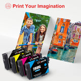 Uniwork Remanufactured Ink Cartridge Replacement for Epson 288 XL 288XL T288XL for Epson XP-440 XP-430 XP-340 XP-330 XP-446 XP-434 Printer (1 Black, 1 Cyan, 1 Magenta, 1 Yellow, 4 Pack)