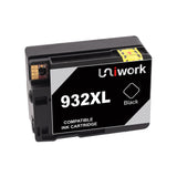 Uniwork Compatible Ink Cartridge Replacement for HP 932XL 933XL 932 933 Ink Cartridges use for HP Officejet 6700 7110 7612 6600 6100 7610 Printer (Black, Cyan, Magenta, Yellow)