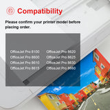 Uniwork Compatible Ink Cartridge Replacement for HP 950XL 951XL use for OfficeJet Pro 8610 8600 8630 8615 276dw 8100 8620 8625 251dw Printer (5 Pack)