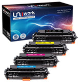 Uniwork Compatible Toner Cartridge Replacement for Canon 118 CRG-118 use for Imageclass MF8380Cdw MF8580Cdw MF726Cdw MF8350Cdn MF729Cdw LBP7660Cdn Printer (1 Black,1 Cyan,1 Magenta,1 Yellow, 4 Pack)