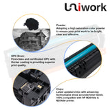 Uniwork 202X 202A Toner Cartridge Compatible for HP 202X 202A CF500X use for HP LaserJet Pro M281fdw M254dw M281dw M281cdw M280nw M281 Printer (1 Black)
