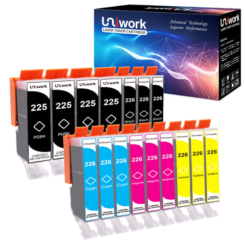 thumbnail image 2 of Value Pack Ink Cartridges - PGI-225 & CLI-226 Compatible For Canon Printers (MG5120, IP4820, IP4920, MG5220) 2 of 5