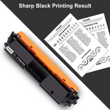 Uniwork Compatible Toner Cartridge Replacement for HP 30A CF230A 30X CF230X use with LaserJet Pro MFP M203dw M227fdw M227fdn M203d M203dn M227sdn M227 M203 Printer, 2 Black