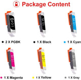 Uniwork Compatible Ink Cartridges Replacement for Canon PGI-270XL CLI-271XL PGI 270 XL CLI 271 XL use for Pixma MG7720 TS9020 TS8020 Printer (2 PGBK 1 Black 1 Gray 1 Cyan 1 Matenga 1 Yellow) 7 Pack