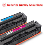 Uniwork Compatible Toner Cartridge Replacement for Canon 054 Cartridge 054 CRG-054 use for Color Image CLASS MF644Cdw MF642Cdw MF640C LBP622Cdw LBP620 Printer (1 Black, 1 Cyan, 1 Magenta, 1 Yellow)
