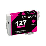 Uniwork Remanufactured Ink Cartridge Replacement for Epson 127 T127 use for Workforce WF-3520 WF-3540 WF-7010 WF-7510 WF-7520 545 845 NX530 NX625, 10 Pack